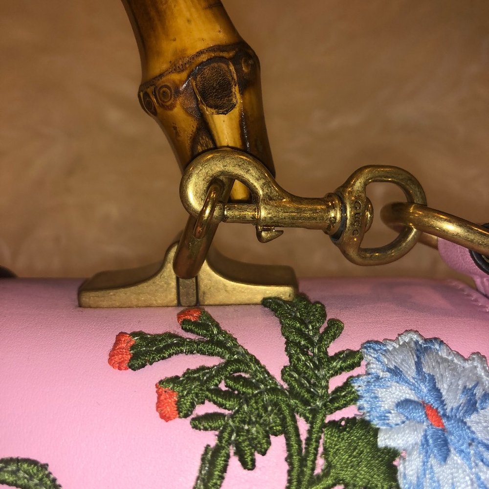 🥳🎉HOST PICK🎉🥳 Gucci Dionysus Small Embroidered Floral Bag Pink NEW W DUSTBAG - Picture 15 of 16
